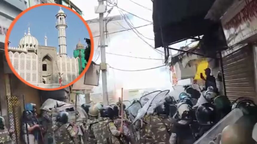 उज्जैन में शाही मस्जिद के हिस्से को हटाने पर बवाल, पथराव के बाद पुलिस ने छोड़े आंसू गैस के गोले