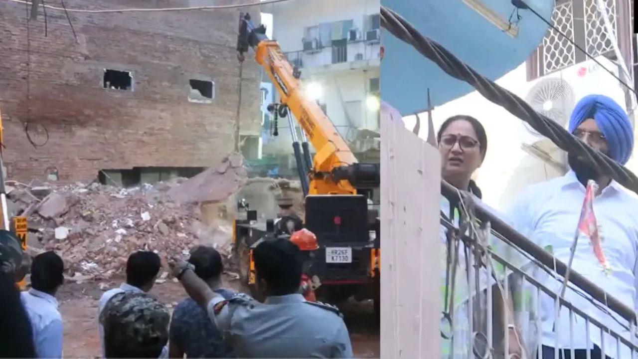 दिल्ली सत्य निकेतन बिल्डिंग हादसा: 7 मौतों के बाद सरकार का बड़ा एक्शन