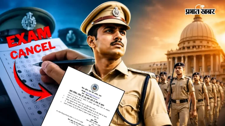 बिहार दारोगा भर्ती परीक्षा पर गिरी गाज: गड़बड़ी के आरोपों के बाद मेन्स एग्जाम रद्द, आधिकारिक नोटिस जारी!