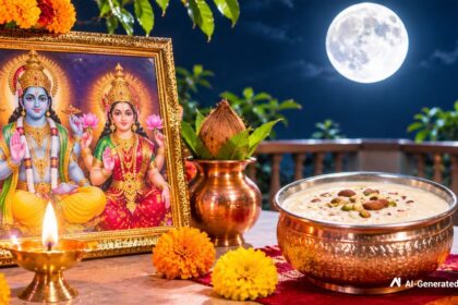 शरद पूर्णिमा 2026: सुख-समृद्धि के लिए मां लक्ष्मी और चंद्रदेव के सिद्ध मंत्र, जानें अर्घ्य और संपूर्ण पूजन विधि।