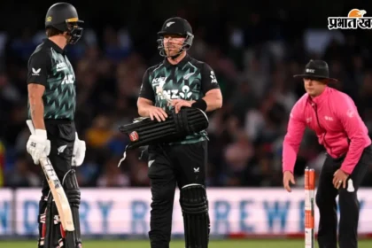 IND vs NZ: मिचेल और एलन का तूफानी प्रहार, अर्धशतकीय साझेदारी के साथ न्यूजीलैंड का स्कोर 50 के पार!
