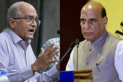 प्रशांत भूषण के 'रिजीम चेंज' बयान पर BJP का पलटवार, बोली- 'जो बांग्लादेश में हुआ वही दोहराना चाहते हैं'