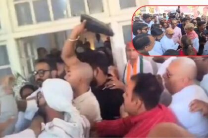 लखनऊ में कांग्रेस मुख्यालय पर हंगामा, अजय राय और ममता चौधरी के बीच विवाद में किसने क्या कहा?