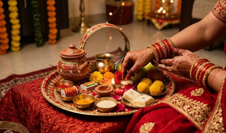 करवा चौथ 2026: अखंड सौभाग्य के लिए ऐसे सजाएं अपनी पूजा थाली, नोट करें सामग्री की पूरी चेकलिस्ट!
