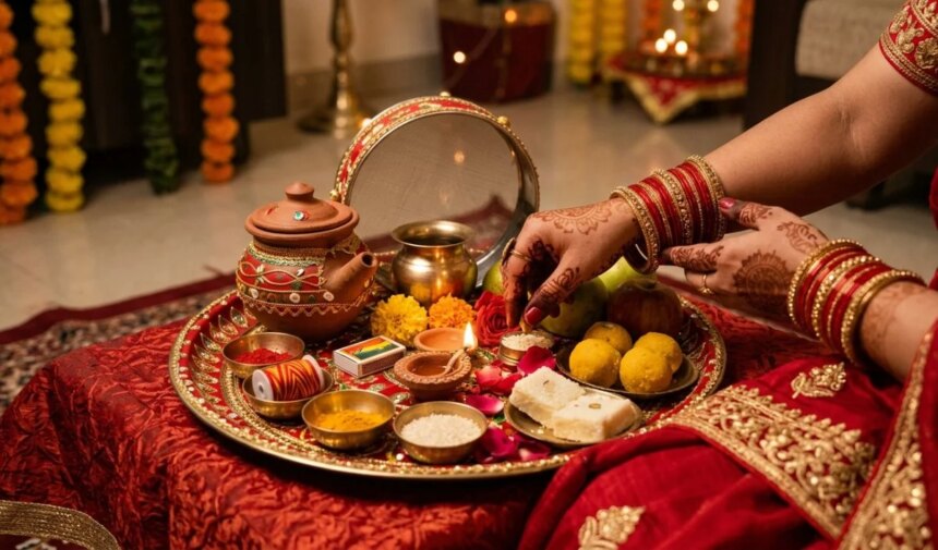 करवा चौथ 2026: अखंड सौभाग्य के लिए ऐसे सजाएं अपनी पूजा थाली, नोट करें सामग्री की पूरी चेकलिस्ट!