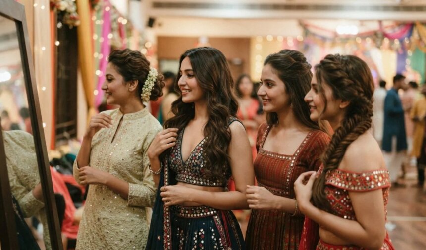 गरबा नाइट में दिखें सबसे खास: हर नेकलाइन के लिए ये हैं परफेक्ट और ट्रेंडी हेयरस्टाइल्स!